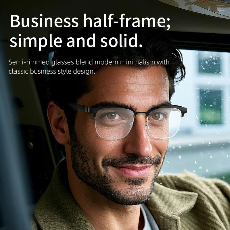 smart bluetooth glasses innovative replaceable frame New TR square detachable Bluetooth glasses AI translation g07 glasses