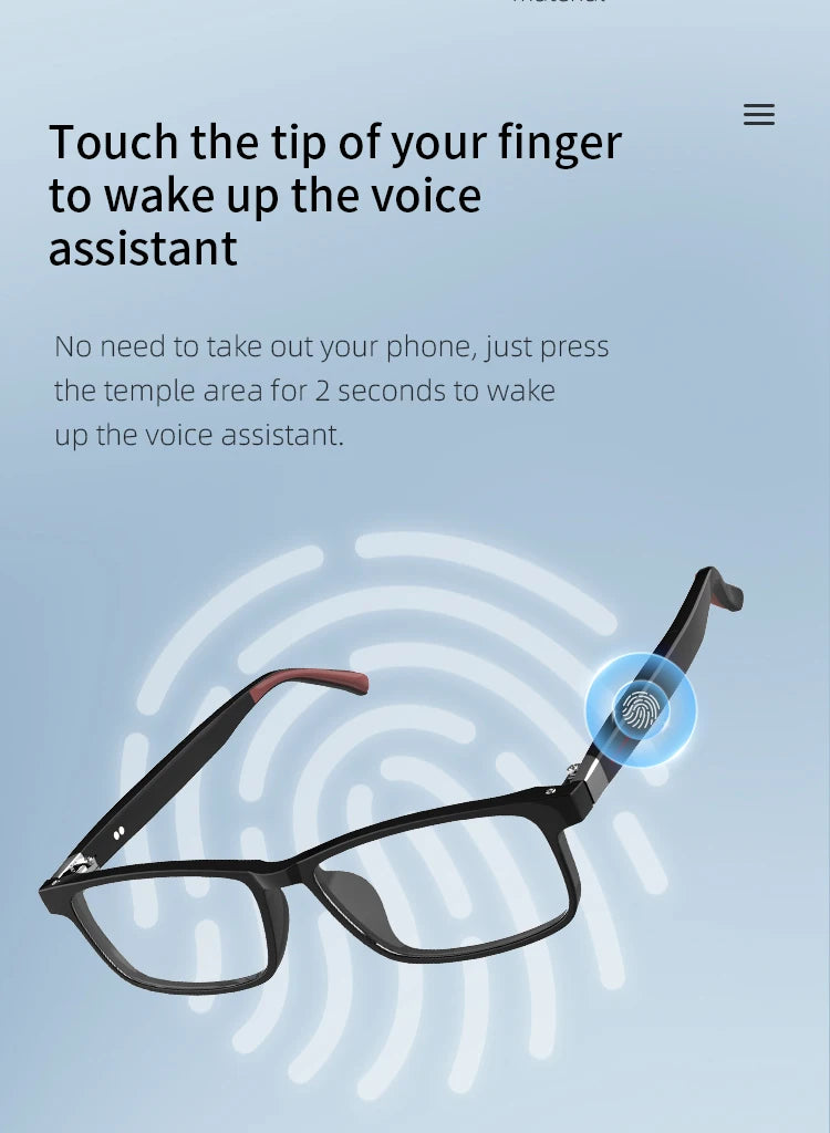 smart bluetooth glasses innovative replaceable frame New TR square detachable Bluetooth glasses AI translation g07 glasses