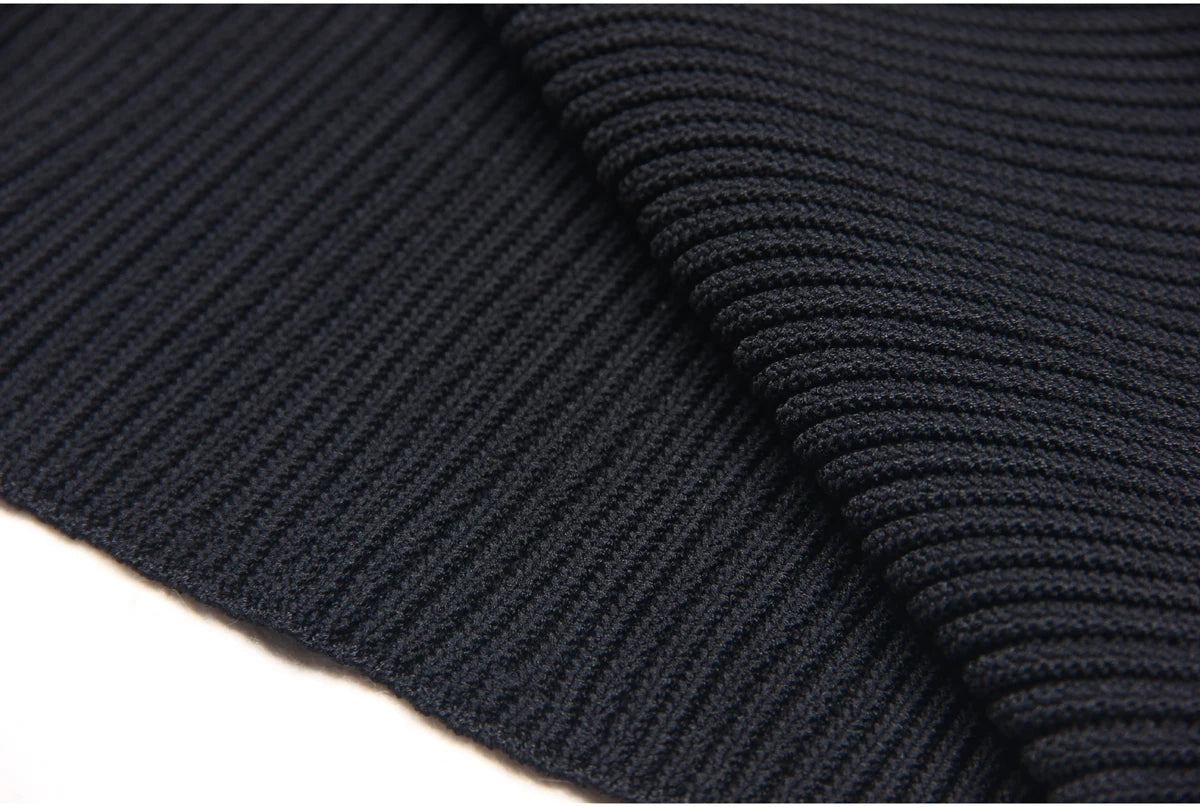 Spring And Summer New Fashionable Knitted Elastic Solid Color Short Sleeved Double Breasted Slim Fit Fishtail Women's Dress